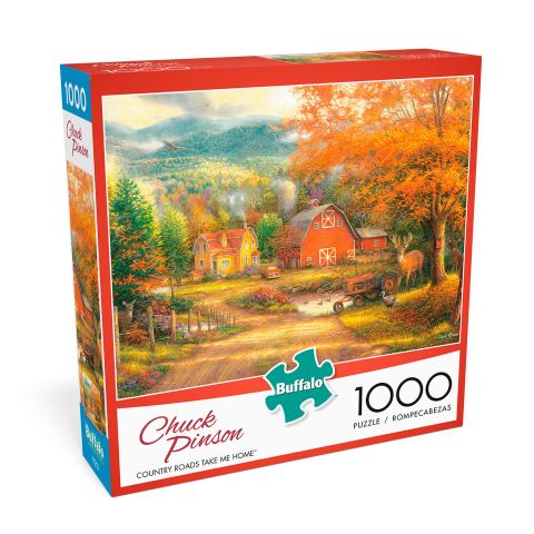  Xếp hình Jigsaw Puzzle 1000 miếng Buffalo Games Chuck Pinson Country Roads Take Me Home 