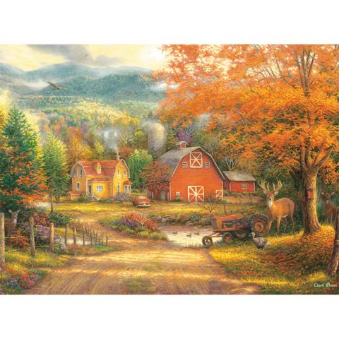  Xếp hình Jigsaw Puzzle 1000 miếng Buffalo Games Chuck Pinson Country Roads Take Me Home 