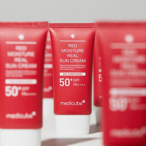  RED MOISTURE REAL SUN CREAM 50ml 