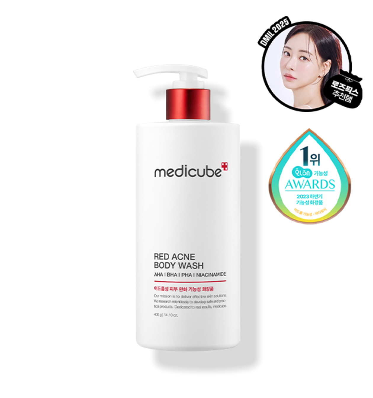 Sữa tắm cho da mụn RED ACNE BODY WASH 400ml