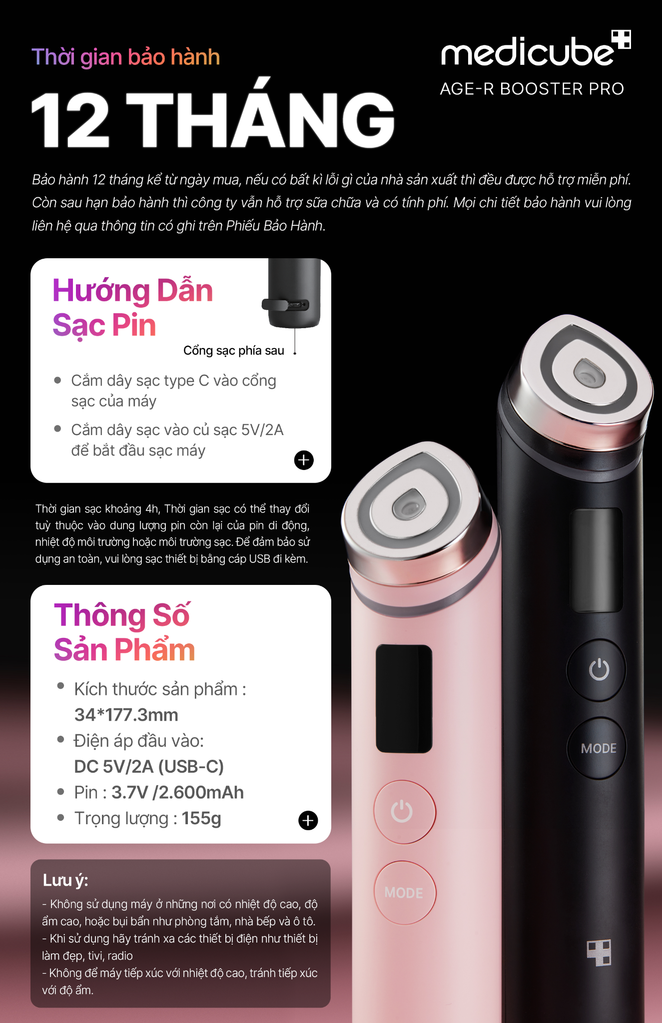AGE-R Ultra Tune 40.68-Sóng RF-Tăng sinh Collagen-Cải thiện nếp nhăn