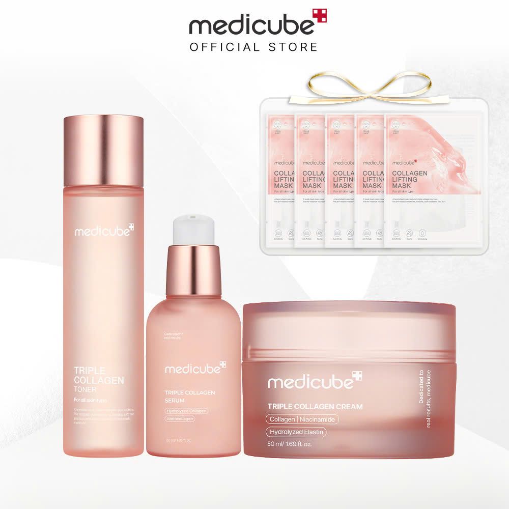 Set Collagen (Toner Collagen+ Serum Collagen+ Triple Cream)