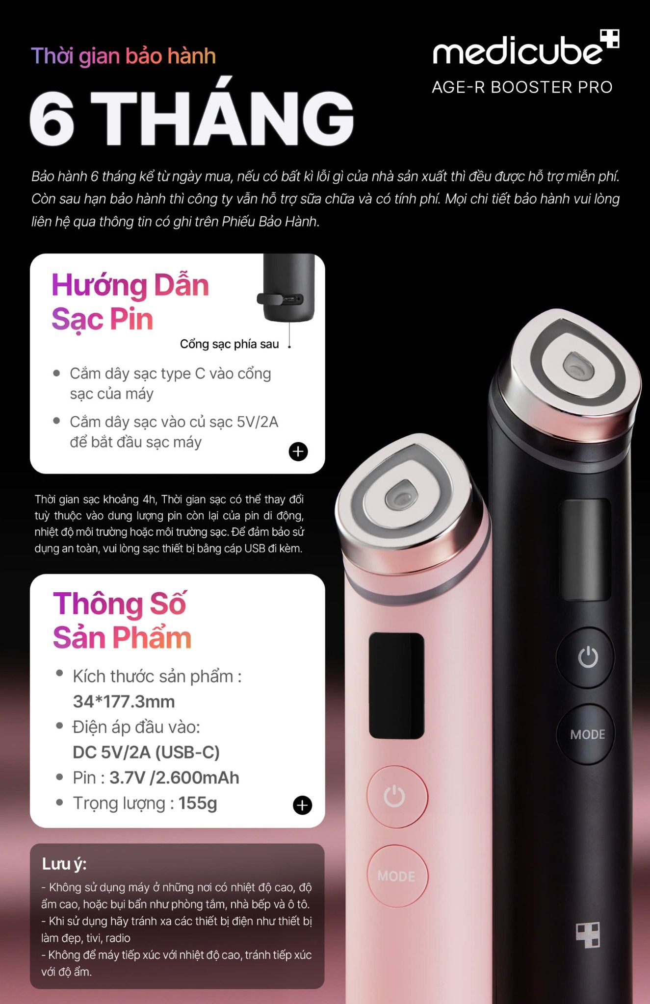 Set Pro (Thiết bị Booster Pro + Glutathione serum)