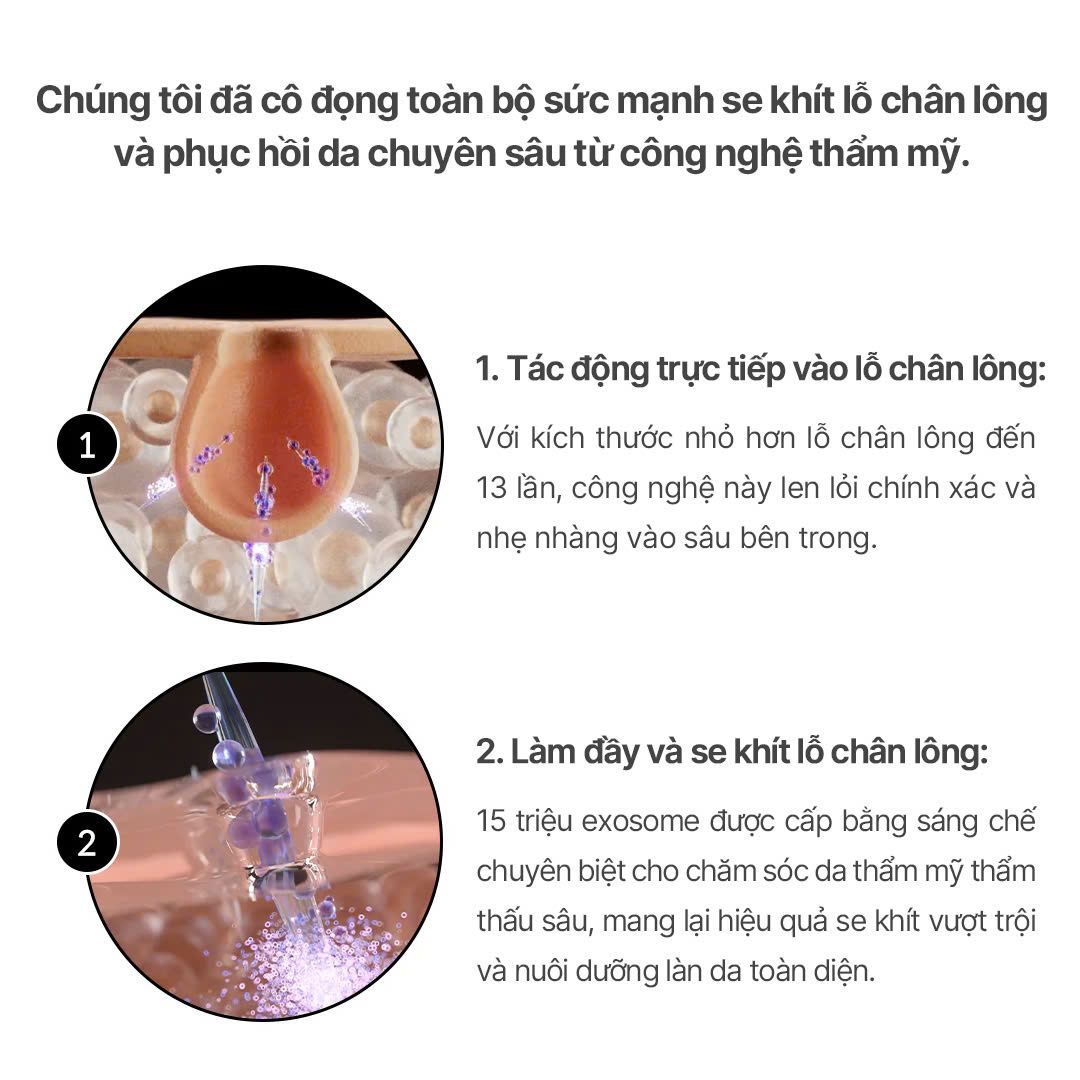 Tinh chất vi gai se khít lỗ chân lông One Day Exosome Shot 7500 - 30ml