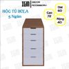 Hộc Tủ IKEA 5 Ngăn Có Ray Kéo