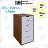 Hộc Tủ IKEA 5 Ngăn Có Ray Kéo