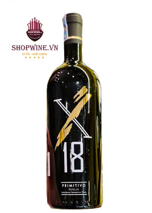 Rượu Vang X18 Primitivo Puglia
