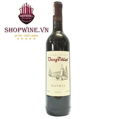  Rượu Vang Đà Lạt Dankia Red Wine 750 