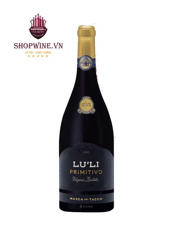 Rượu vang Luli Primitivo Masca del Tacco
