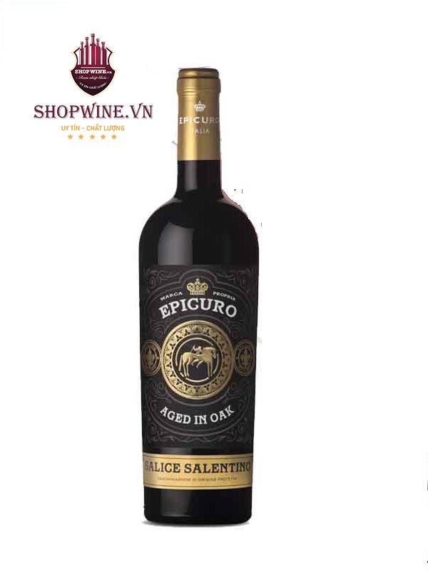 Rượu vang Epicuro Aged in Oak Salice Salento