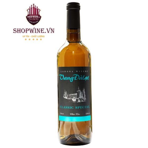  Rượu Vang Đà Lạt Classic Special White Wine750 ml 