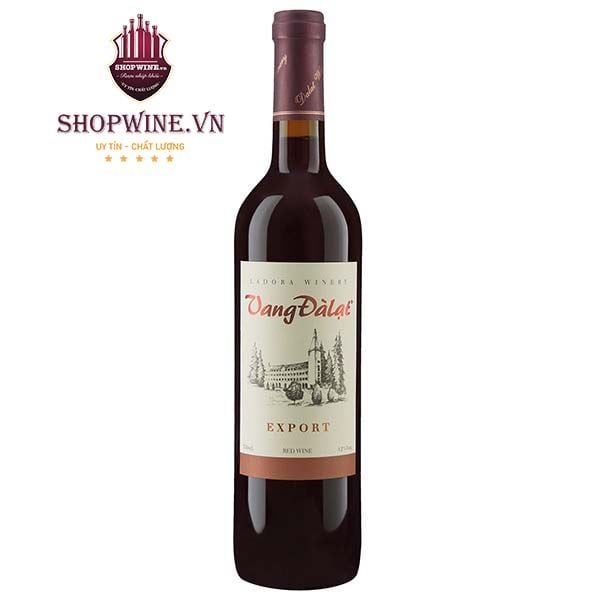  Rượu Vang Đà Lạt Export Red Wine 750 