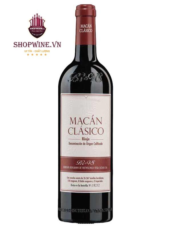 Bodegas Benjamin de Rothschild & Vega Sicilia, Macan Clasico, Rioja DOCa