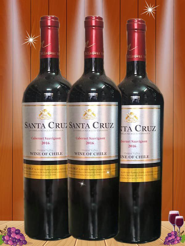 Rượu vang Santa Cruz Cabernet Sauvignon - 750ml