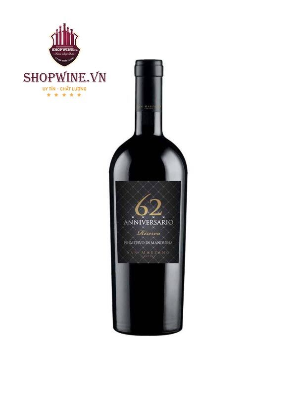 Rượu Vang 62 Anniversario
