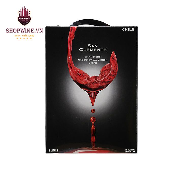 Rượu Vang Bịch chile San Clemete (3L)