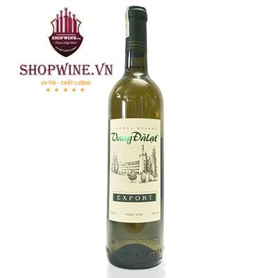 Rượu Vang Đà Lạt Export White Wine 750