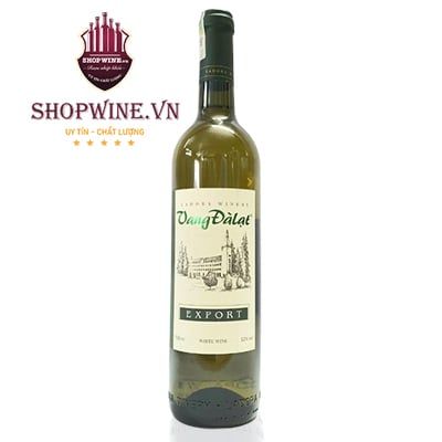 Rượu Vang Đà Lạt Export White Wine 750