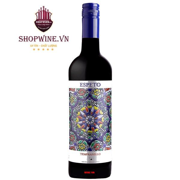 Rượu Vang Espeto Tempranillo
