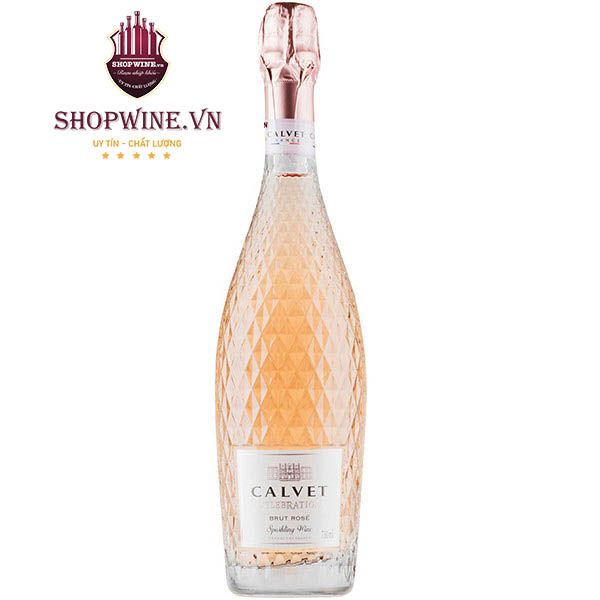 Rượu Sparkling Calvet Celebration Rose