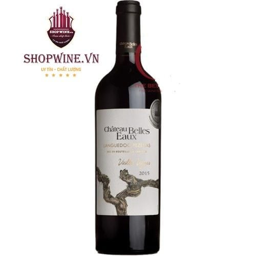 Rượu Vang Pháp Chateau Belles Eaux Languedoc Pezenas Vieilles Vignes