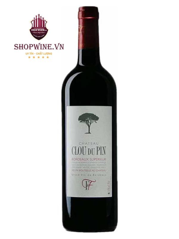Rượu Vang Chateau Clou Du Pin Bordeaux Supérieur