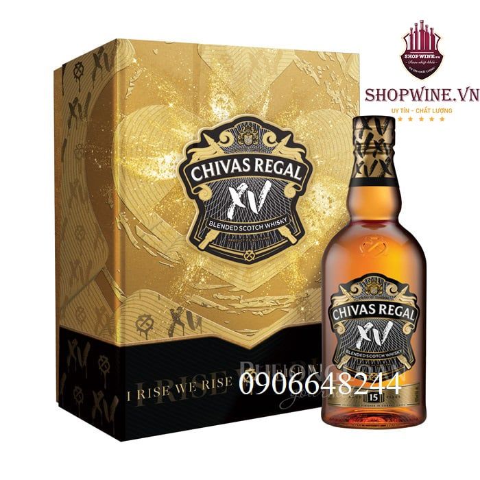 RƯỢU CHIVAS 15 NĂM (XV) HỘP QUÀ TẾT 2024