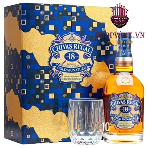  Rượu Chivas Regal 18 years old Gift Box - Hot 