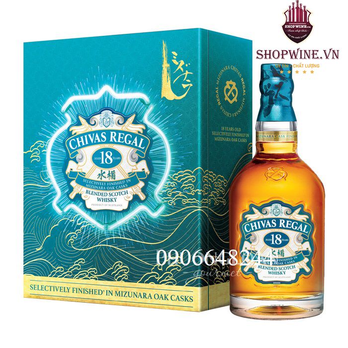 RƯỢU CHIVAS 18 NĂM MIZUNARA HỘP QUÀ TẾT 2024