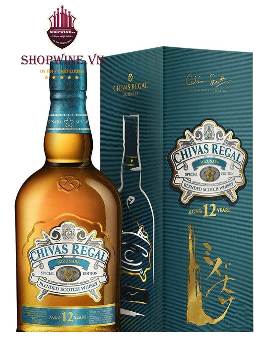 Rượu Chivas 12 Nhật Mizunara 700ml