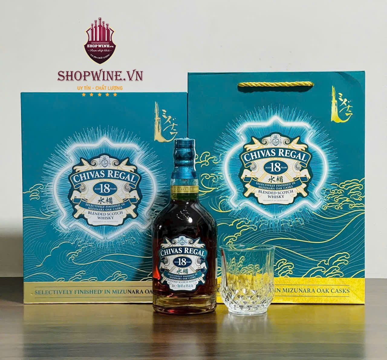 RƯỢU CHIVAS 18 NĂM MIZUNARA HỘP QUÀ TẾT 2025