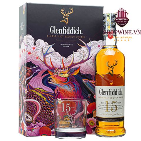  Rượu GLENFIDDICH 15 years old Gift box 