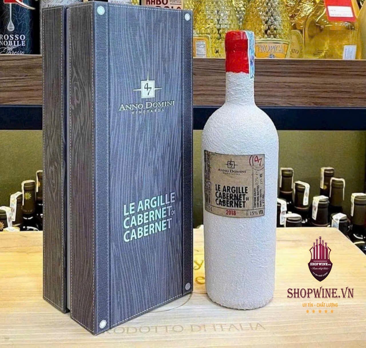Rượu vang xi măng Le Argille Cabernet Di Cabernet