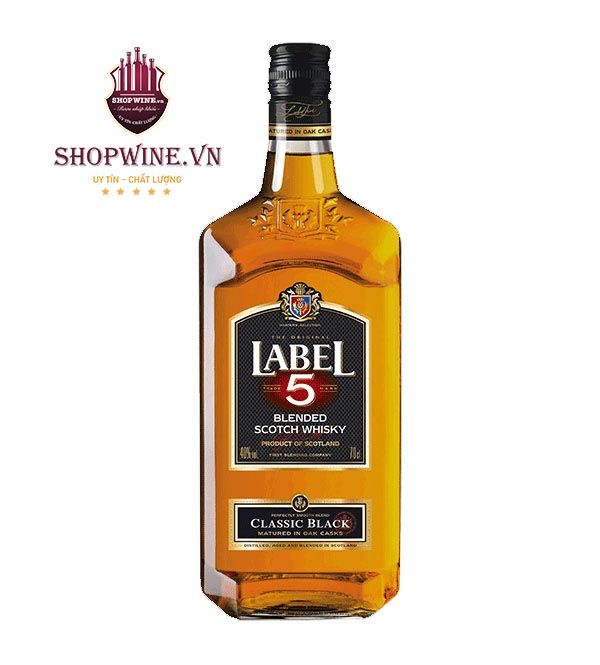 Rượu Label 5 Classic Black 700ml