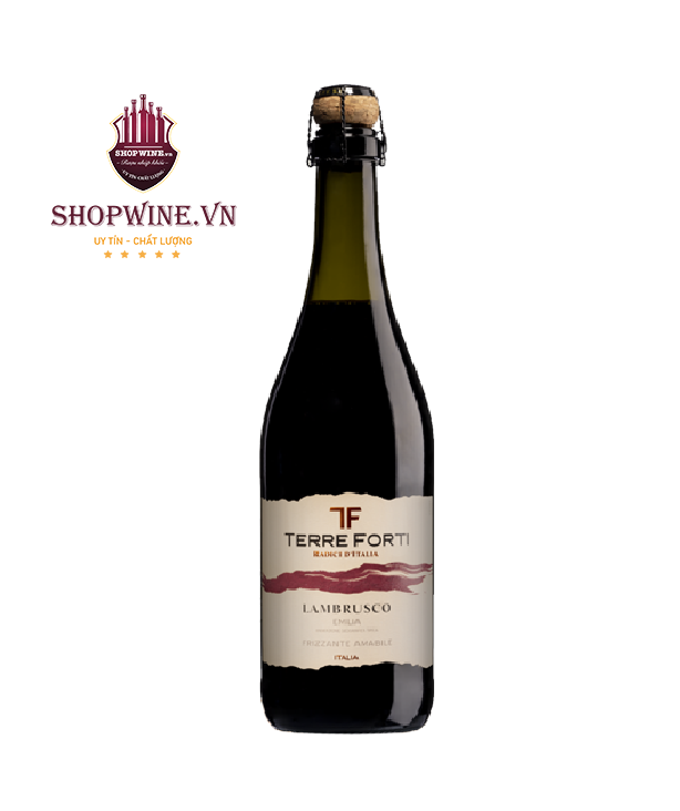  Terre Forti Lambrusco Emilia IGT Amabile Rosso 