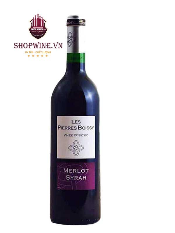 Les Pierres Boissy, Syrah Merlot, IGP d'Oc