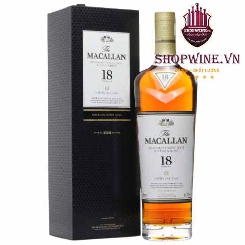 Rượu Macallan 18 Sherry Oak cask