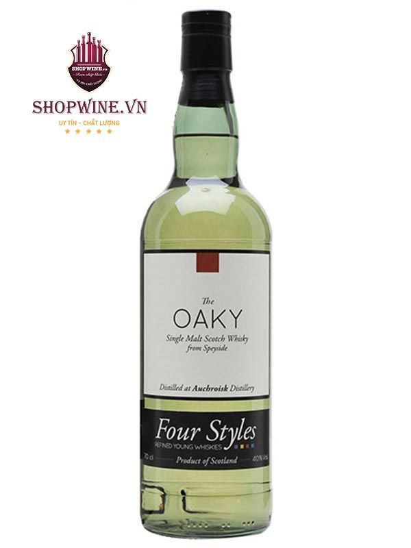  Rượu Auchroisk The Oaky Speyside Single Malt Scotch Whisky 