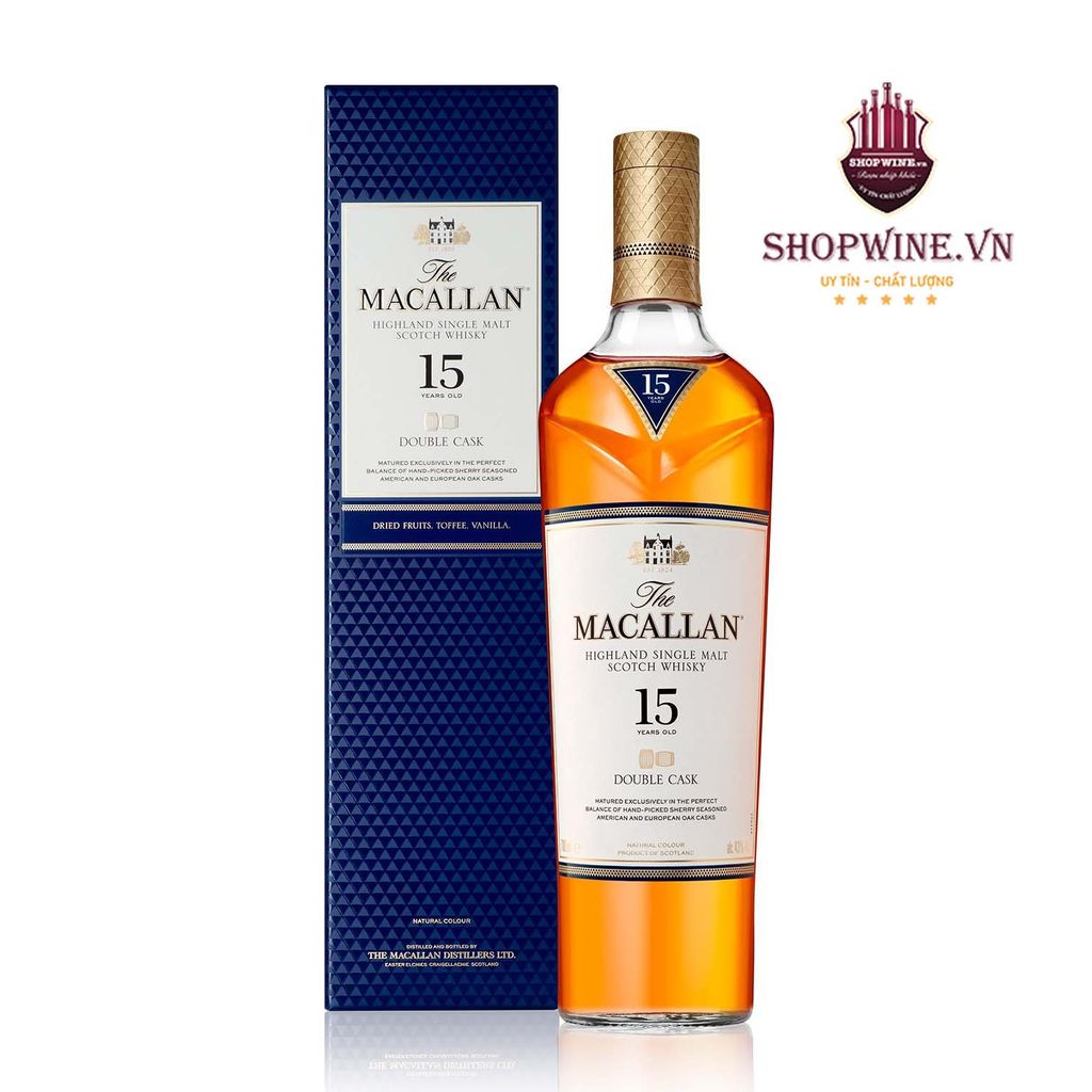 Rượu Macallan 15 Double Cask 700ml
