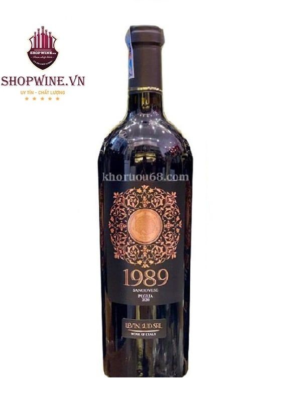  Rượu vang 1989 Sangiovese Puglia 2020 