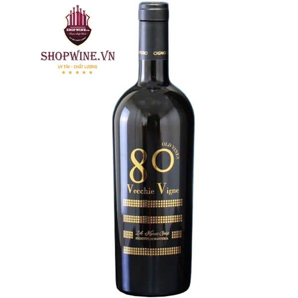 Rượu Vang 80 Vecchie Vigne 24 Karat Gold 15%