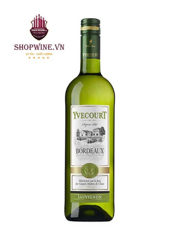 Rượu Vang Yvecourt Bordeaux Blanc
