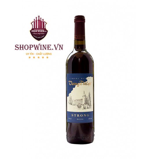 Rượu Vang Đà Lạt Strong Red Wine 750