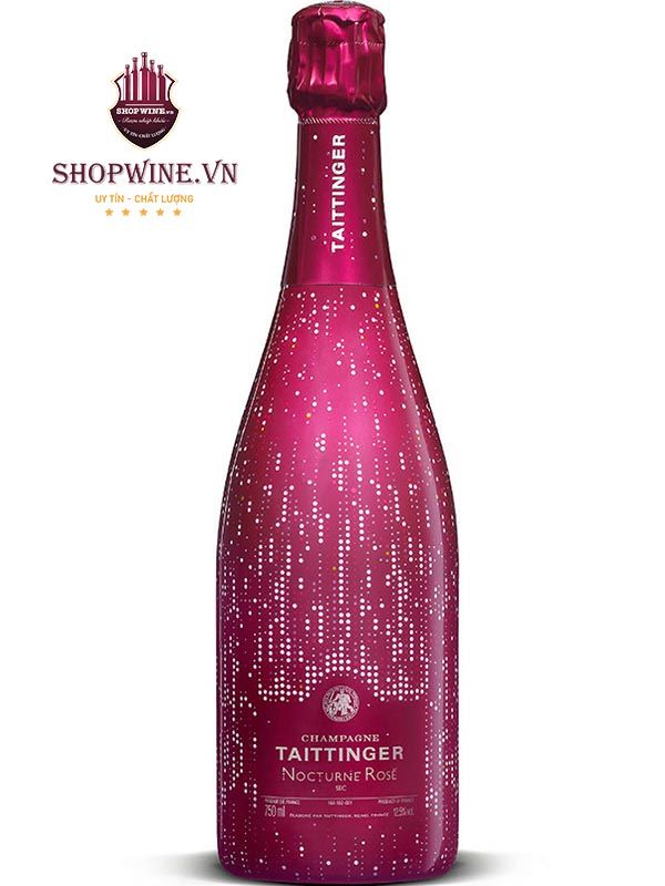 Champagne Taittinger Nocturne Rose City Lights