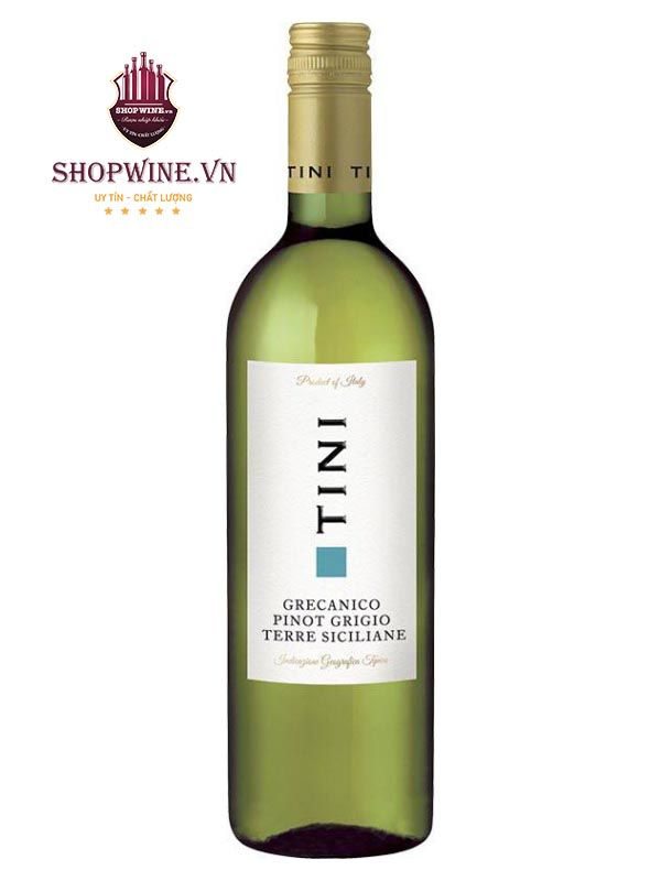 Rượu Vang Tini Grecanico Terre Siciliane
