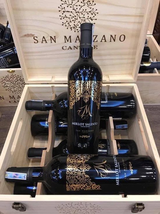 Rượu vang M Salento Merlot - 750ml