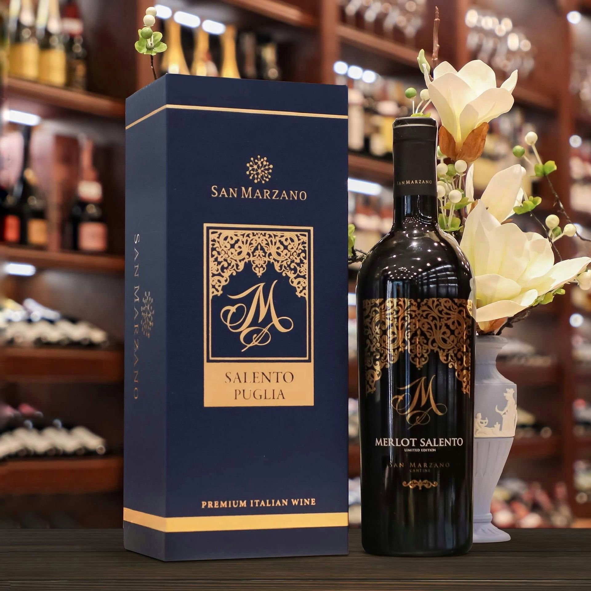 Rượu vang M Salento Merlot - 750ml
