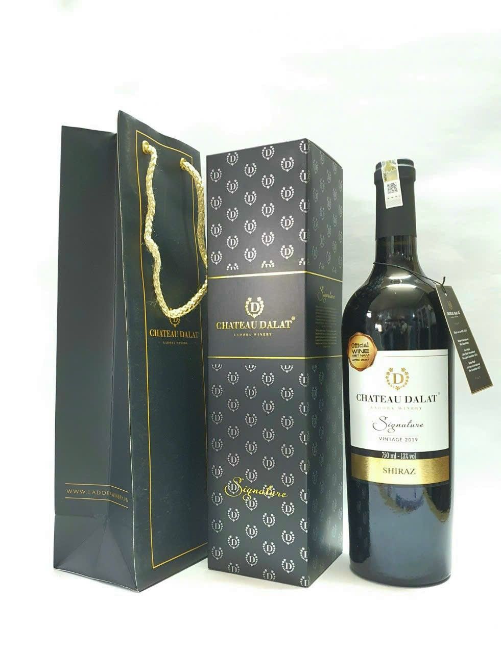  Rượu Vang Chateau Dalat Signature Shiraz 750ml 