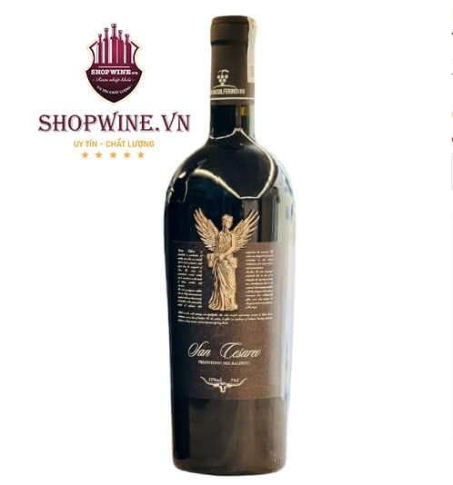 Rượu Vang Ý San Cesareo Primitivo - Vang Thiên Thần 17 độ