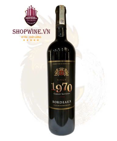 Rượu Vang pháp 1970 Bordeaux